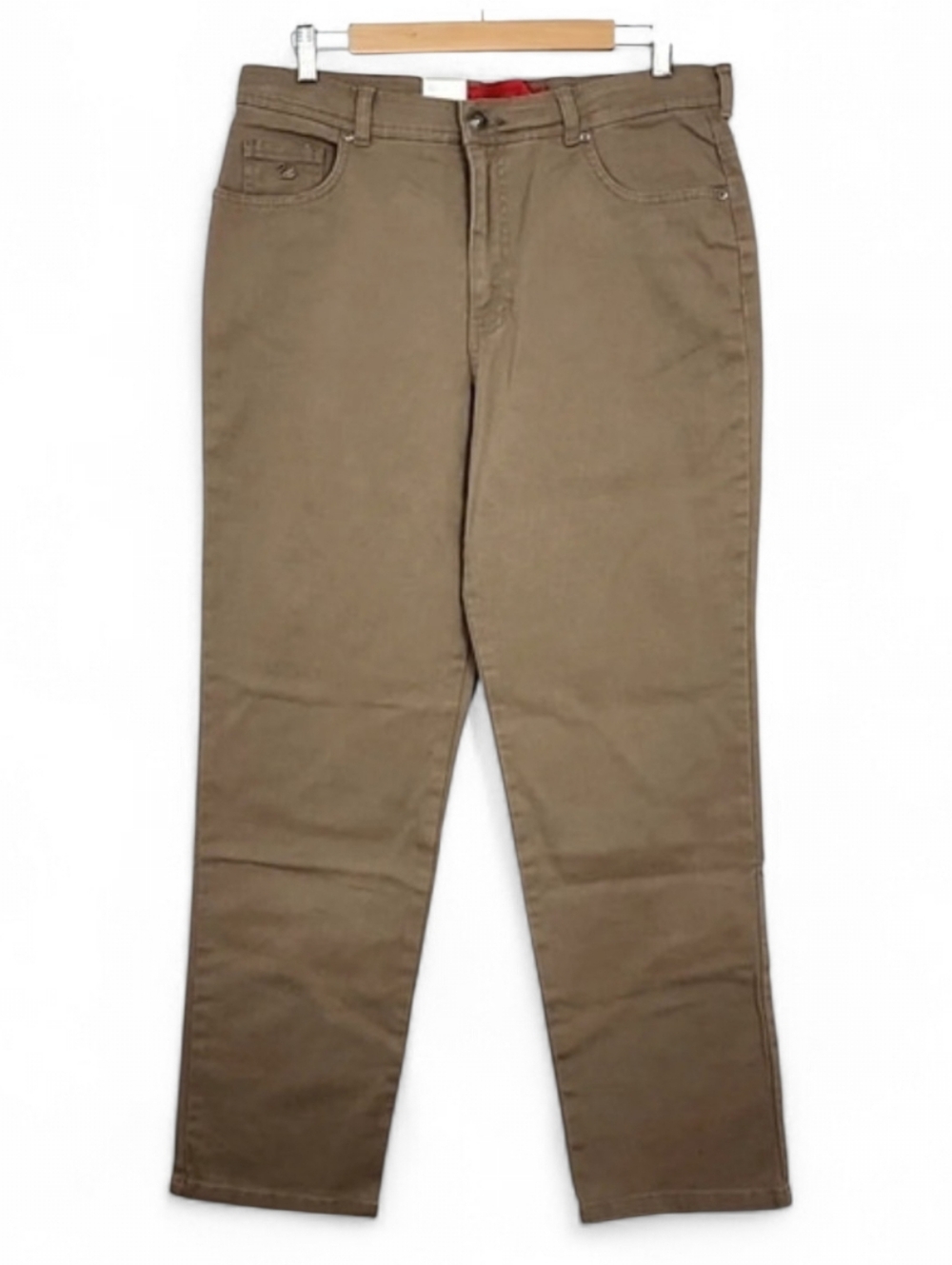 NWT Gloria Vanderbilt Women's Amanda Classic Fit Tan Extensible Jean Petite M 14